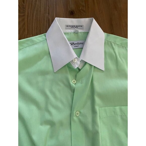 Modena French Cuff Button Up Shirt (Regular Fit 15.5 32/33) - Picture 2 of 3